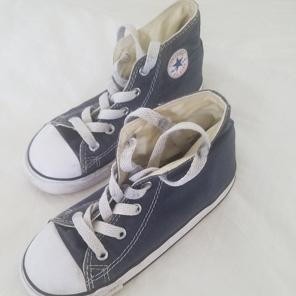 kids white converse size 10